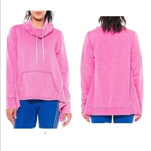 Activology Funnel-Neck High-Low Pullover Sweater